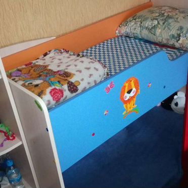 Детская кровать двухъярусная 140×600